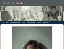 Tablet Screenshot of christinastanley.net